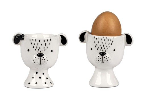 Eierbecher tlg set hunde - 2.tlg,