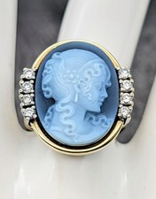 585/18K Gelbgold Lagenstein