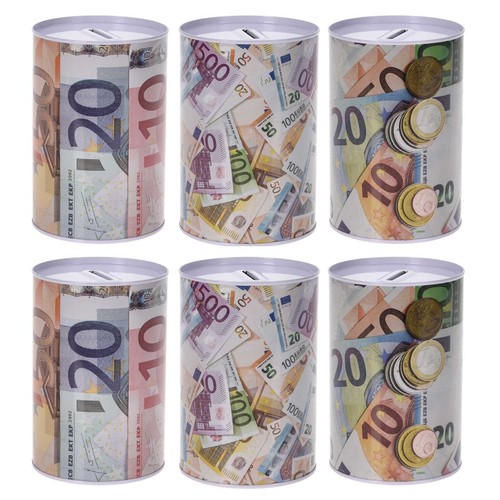 6er set spardose - spardose, im