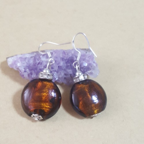 Damen ohrringe mit - damen, muranoglas