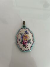 Rosenthal 227 Porzellan Anhänger Kettenanhänger Tracht Schmuck 