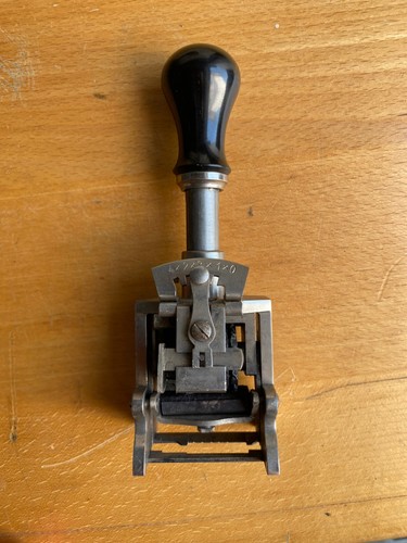 Antiker paginierstempel - antiker,
