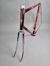 Rahmen Set CBT Italia krypton Colmbus SLX frame steel 60 cm rare chrome red