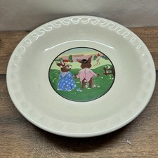 Vintage Teller mit Hasenmotiv