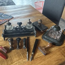 Antikes Schreibset mit