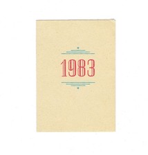 Faltkalender 1983 ddr - faltkalender,