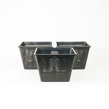3 Set XXL Pflanzkörbe Wasserpflanzen 28x28x18cm Gartenteich Wasserpflanzen