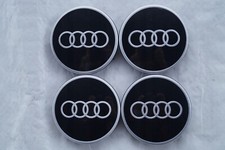 Original Audi Felgendeckel Nabendeckel schwarz glänzend Audi 81A601170A 60mm