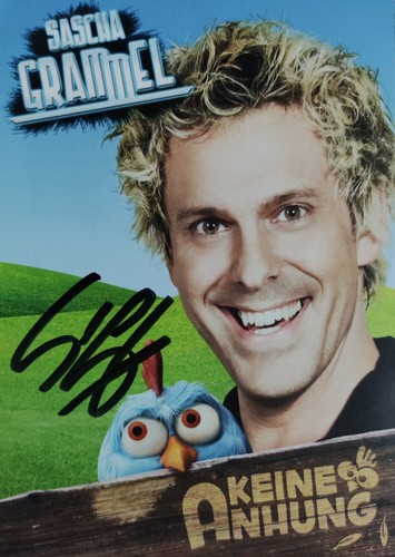 Sascha grammel autogramm - sascha,