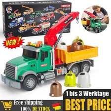 Neu LKW Sound Lichteffekten Müllauto Müllwagen Müllabfuhr Müll Mülltonnen LKW