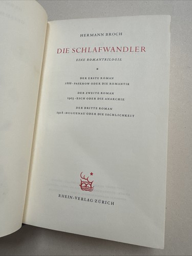 Die schlafwandler eine - -,