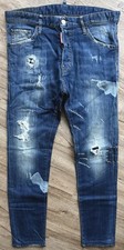 Dsquared2 Cropped Cool Guy Jean Herren Gr. 48 Blau Slim Straight Ripped 390€