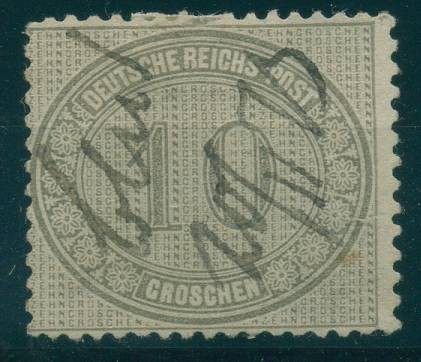 Deutsches reich 1872 12 - nr,