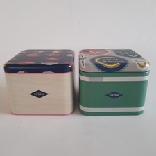 2x Fossil Blechdose, Dose