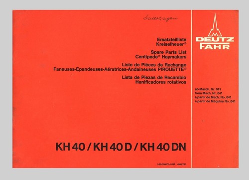 Deutz fahr d - deutz, kh
