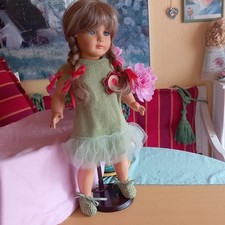 alte Zelluloid Puppe, 60 cm