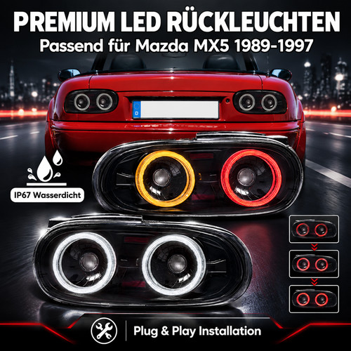 Led nummer rückleuchten - 2x, e-nummer