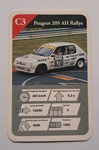 Peugeot 205 rallye c3 - ah,