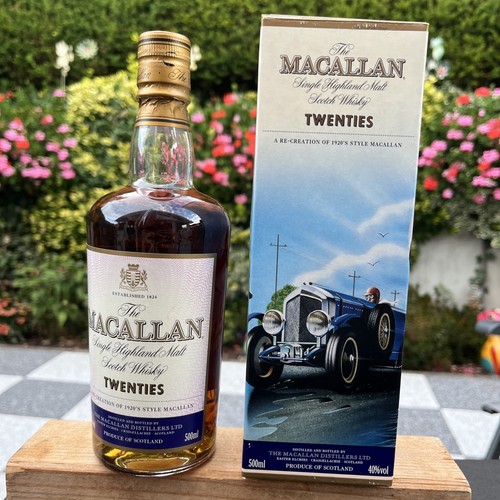 Macallan single malt scotch - single,