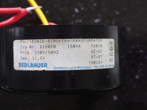 Ringkerntrafo pri 230v - ringkerntrafo, sec