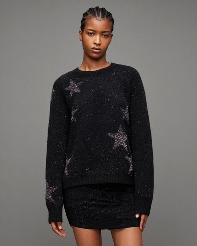 Women allsaints sweater black - allsaints,