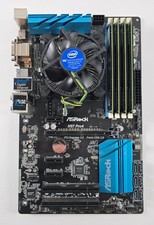 Intel Core i7 4770 + ASRock H97 Pro4 + 16GB DDR3 + CPU Kühler