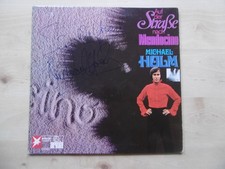 Michael Holm Autogramm signed LP-Cover "Auf der Straße nach Mendocino" Vinyl