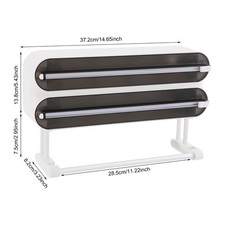 3-in-1-Wandrollenhalter für