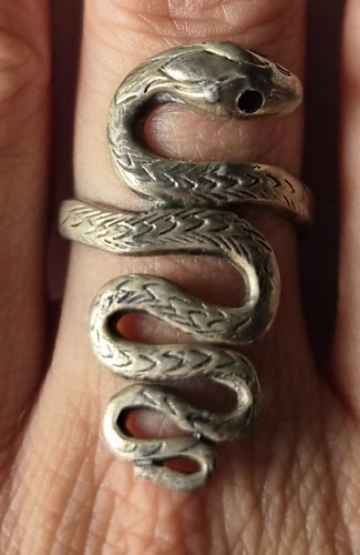 Damenring silber schlange - damenring,,