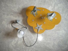 Kinderzimmer Deckenlampe   * Mond und Sterne *  mit Pendel