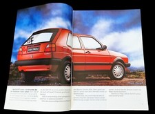 VW VOLKSWAGEN GOLF SYNCRO 4x4 Allrad II 2 Prospekt Brochure 1989 85
