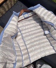 Daunen Jacke Blau Designer Rena Marx Daunenjacke Hellblau XS