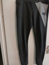 Jogginghose Gr. XL grau Jersey Baumwollmischung