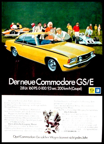 Opel commodore coupe e - b,