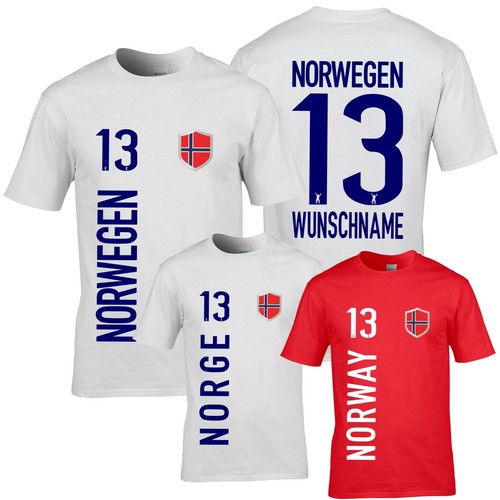 Fanshirt norwegen trikot - fanshirt,