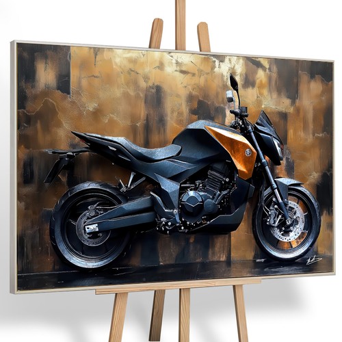 Leinwand bild motorrad modern - leinwand,