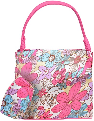 Tropical retro hibiskus - retro,