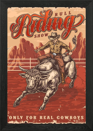 Bull riding show - show, cowboy