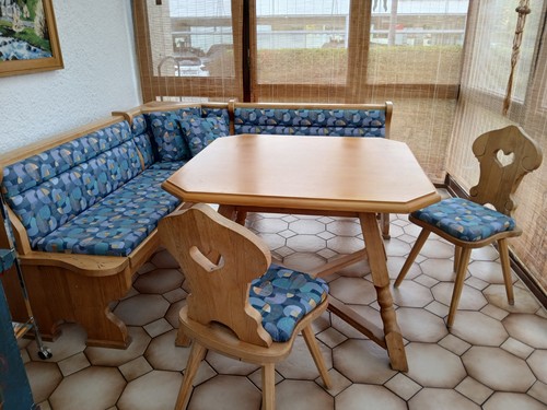 Essgarnitur eckbank tisch und - tisch,
