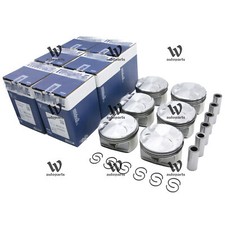 6x Kolben und Ringe Set Mahle