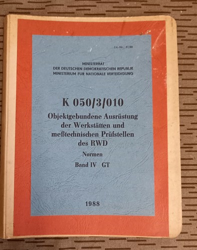 Nva vorschrift 050 010 - nva, 050/3/010