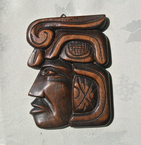 Holz maske maya azteken - maya,