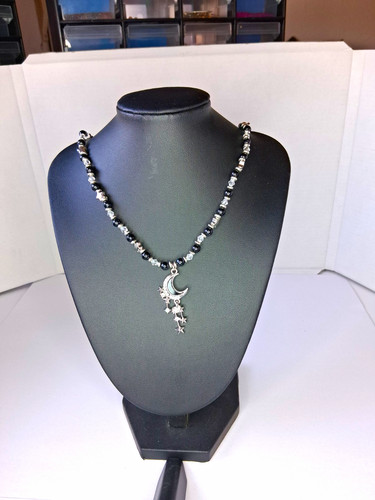 Perlen halskette kette schwarz - perlen,