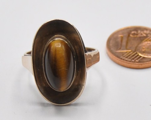 Rotgold siegel solitär - rotgold,