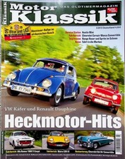 1) Motor Klassik 03/2010 - VW Käfer 1200 Export mit  - Renault Dauphine mit 26,5