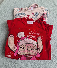 2 Baby Body 80  Langarmbody  Disney  Stitch  /  Doppelpack
