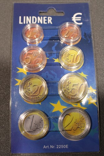 Lindner euro münzkapseln kms - euro,