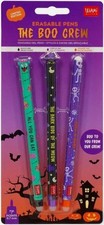 LEGAMI ERASABLE PENS 3er SET HALLOWEEN*THE BOO CREW*LÖSCHBARE GELSTIFTE*OVP