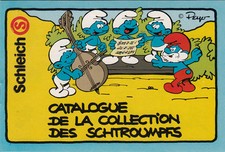 Schlumpf Sammelheft Mini - Katalog SCHLEICH 1985 FRANKREICH catalogue schtroumpf