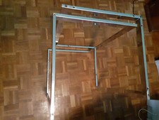 DESIGN- Metalltisch, ohne Glasplatte Schreibtisch z. B. Holzplatte 